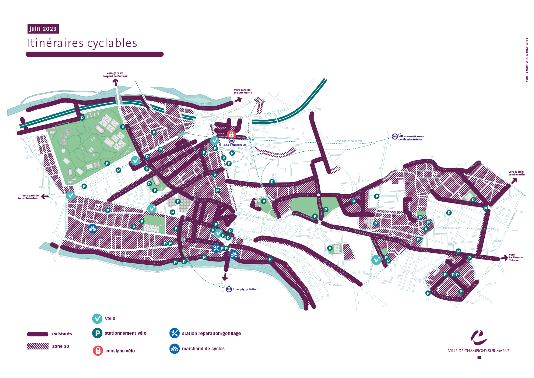 Pistes Cyclables Juin 2023