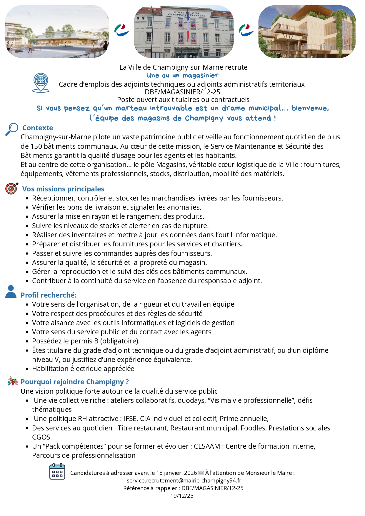 Une ou un magasinier